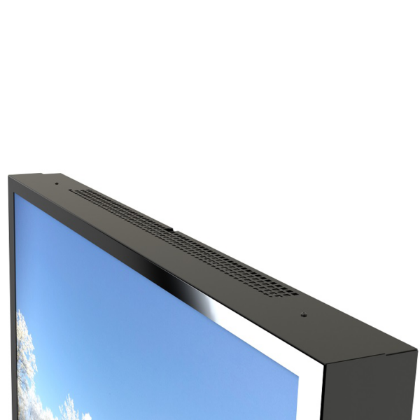 HI-ND OW5522-5201-02 - Outdoor Wall Casing 55 Zoll - Outdoor Wandgehäuse - Portrait/Landscape - für LG Display 55XE4F - Schwarz