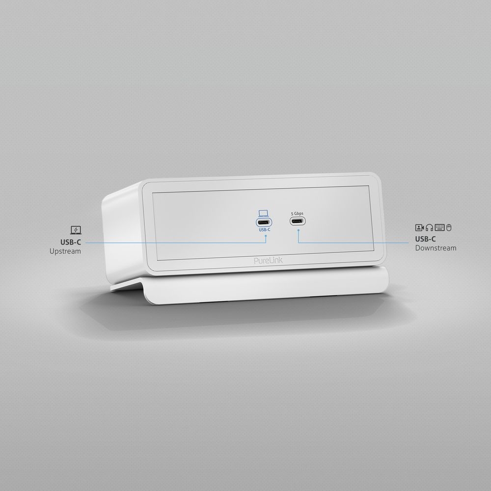 PureLink M2-ENC07-9941 mediahub2 Dock - USB-C Docking Station - Weiß