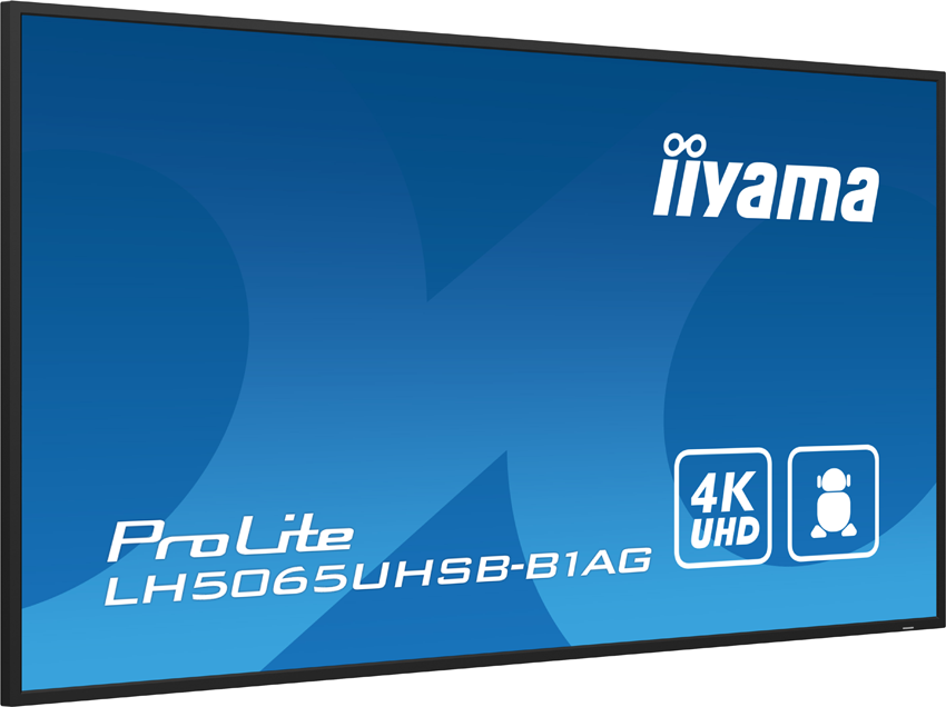 iiyama ProLite LH5065UHSB-B1AG - 50 Zoll - 800 cd/m² - 4K - Ultra-HD - 3840x2160 Pixel - 24/7 - Android - Display - Schwarz