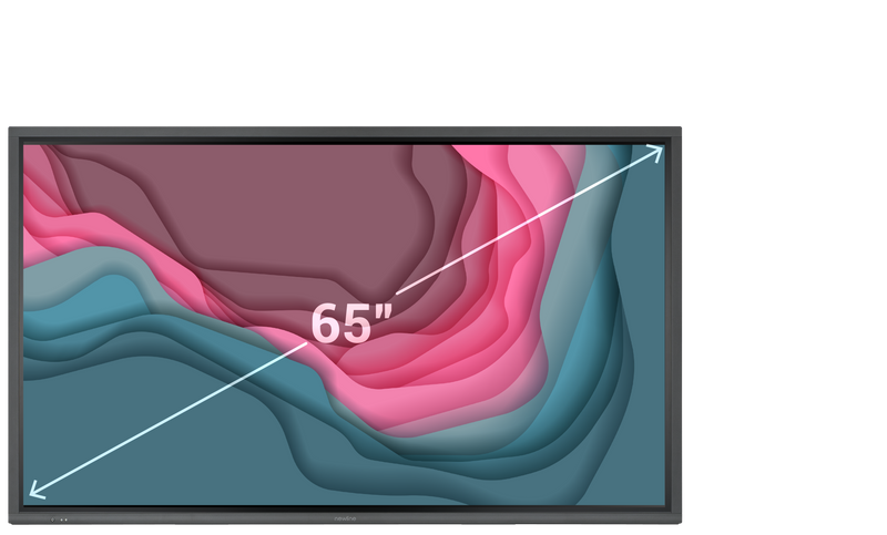 NewLine TT-6521IP - 65 Zoll - 400 cd/m² - Ultra-HD - 3840x2160 Pixel - 20 Punkt Touch-Display - SoC - NAOS+ Serie