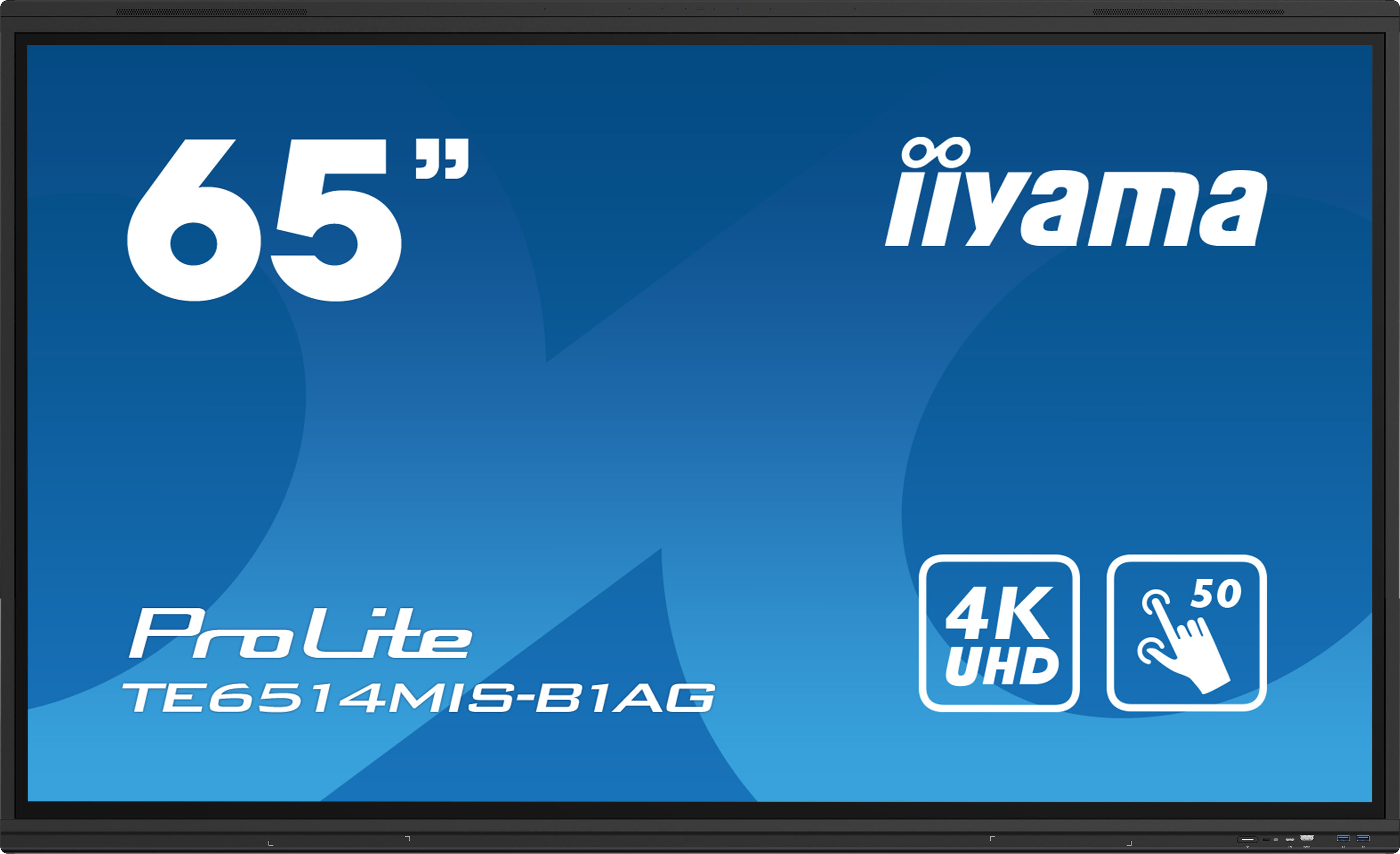 iiyama PROLITE TE6514MIS-B1AG - 65 Zoll - 435 cd/m² - 4K - Ultra-HD - 3840X2160 Pixel - 24/7 - 50 Punkt - Touch Display