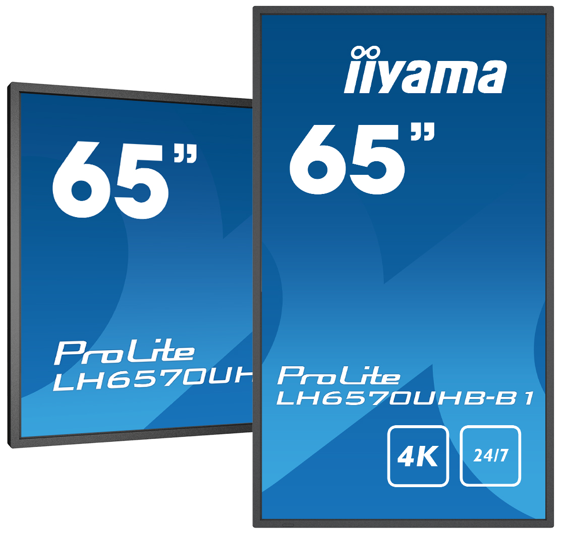 iiyama ProLite LH6570UHB-B1 - 65 Zoll - 700 cd/m² - Ultra-HD - 3840x2160 Pixel - 24/7 - Android 9 - Display