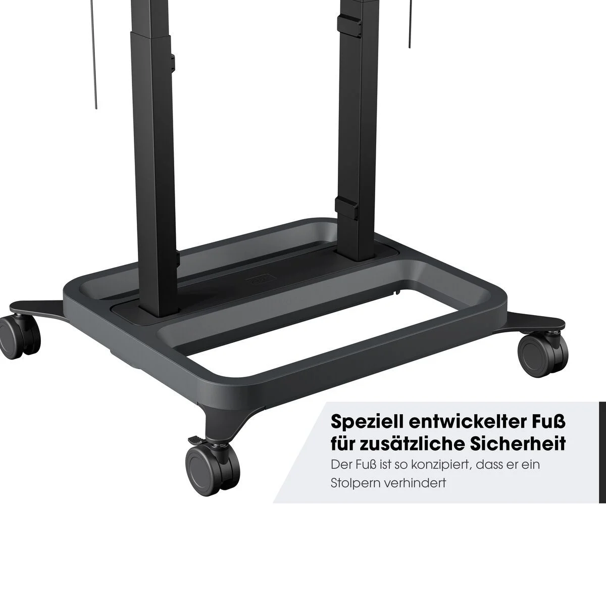 VOGELS RISE 5305 - motorisierter Rollwagen - 65-86 Zoll - VESA 800x600mm - bis 120 kg - 50 mm/s - Premium-Rollen - Schwarz