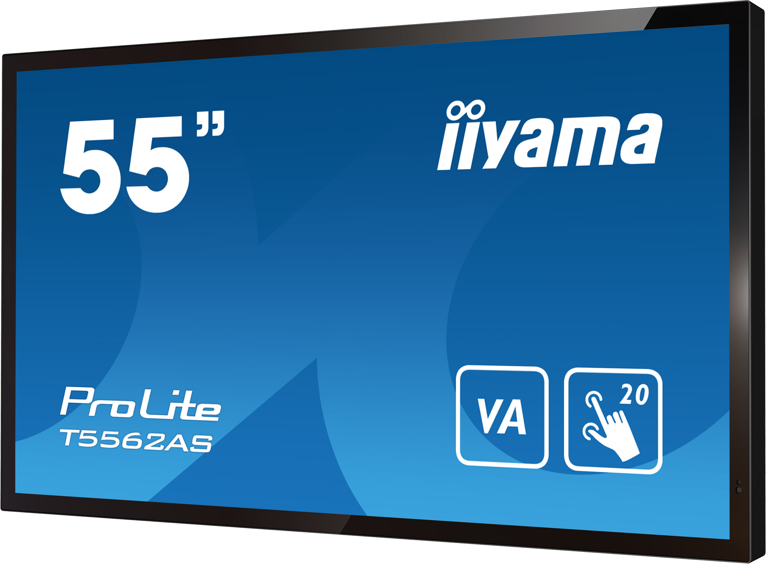 iiyama ProLite T5562AS-B1 - 55 Zoll - 500 cd/m² - 4K - Ultra-HD - 3840x2160 Pixel - Android - 20 Punkt - Multi Touch Display - Schwarz