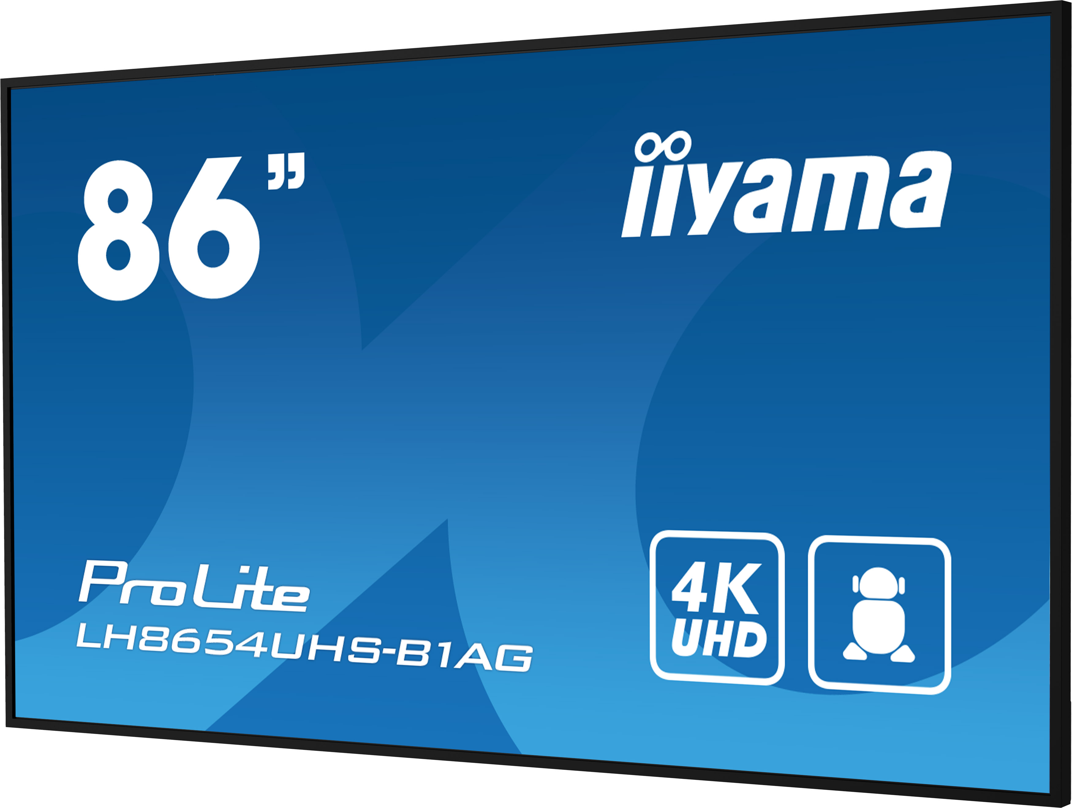 iiyama ProLite LH8654UHS-B1AG - 86 Zoll - 500 cd/m² - Ultra-HD - 3840x2160 Pixel - 24/7 - Android - Display