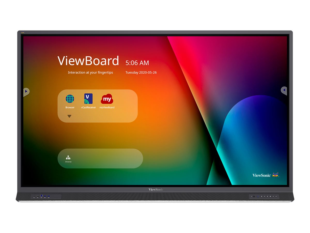 ViewSonic IFP7552-1B - 75 Zoll - 400 cd/m² - 4K - Ultra-HD - 3840x2160 Pixel - Android - 64GB - 33 Punkt - Touch Display