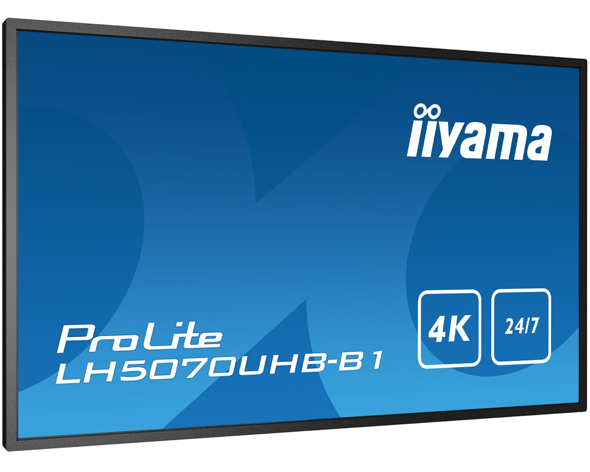 iiyama ProLite LH5070UHB-B1 - 50 Zoll - 700 cd/m² - Ultra-HD - 3840x2160 Pixel - 24/7 - Android 9 - Display