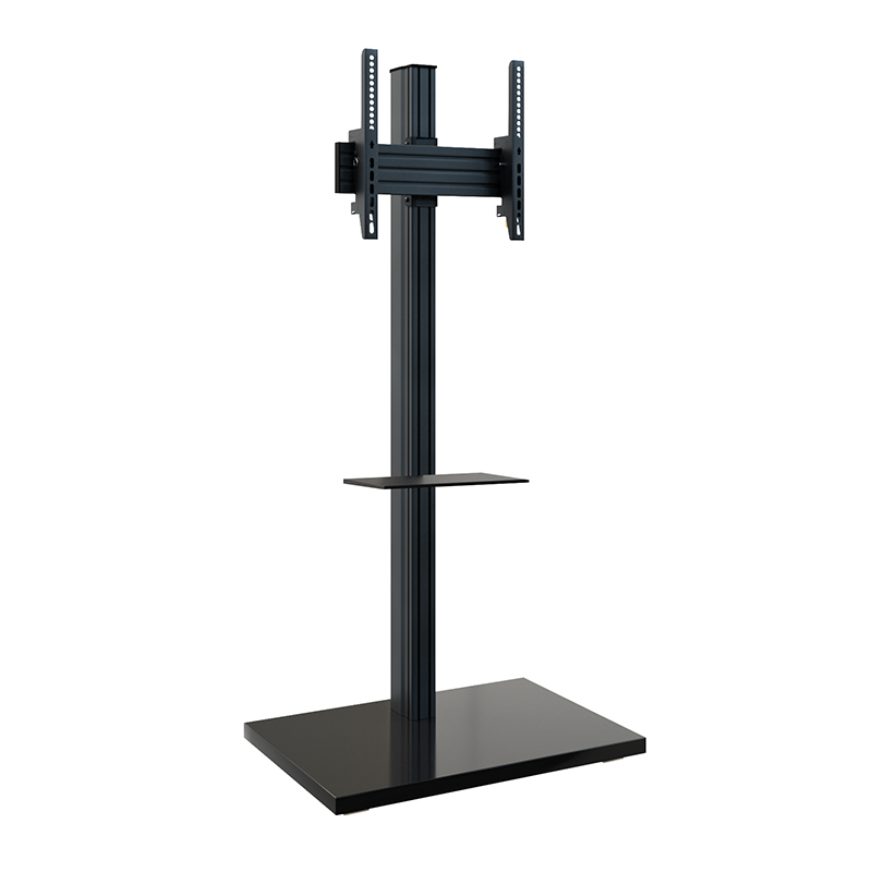 Hagor CPS Elia 160 Floorstand - höhenverstellbarer Standfuß für Displays 46 - 65 Zoll - VESA 400x400mm - bis 40kg - Landscape/Portrait - Schwarz