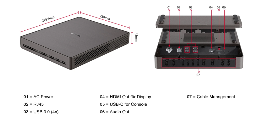 ViewSonic TeamJoin™ TRS10-UB Bundle - inkl. TRS10 + UMB202 - All-In-One 4K Videokonferenzsystem - mit 4K-Kamera