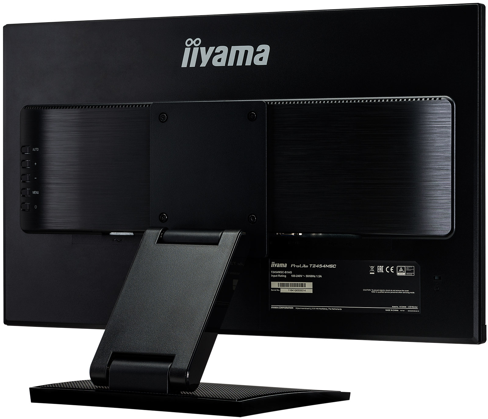 iiyama ProLite T2454MSC-B1AG - 24 Zoll - 250 cd/m² - Full-HD - 1920x1080 Pixel - 10 Punkt - Multi Touch Monitor - Schwarz - B-Ware