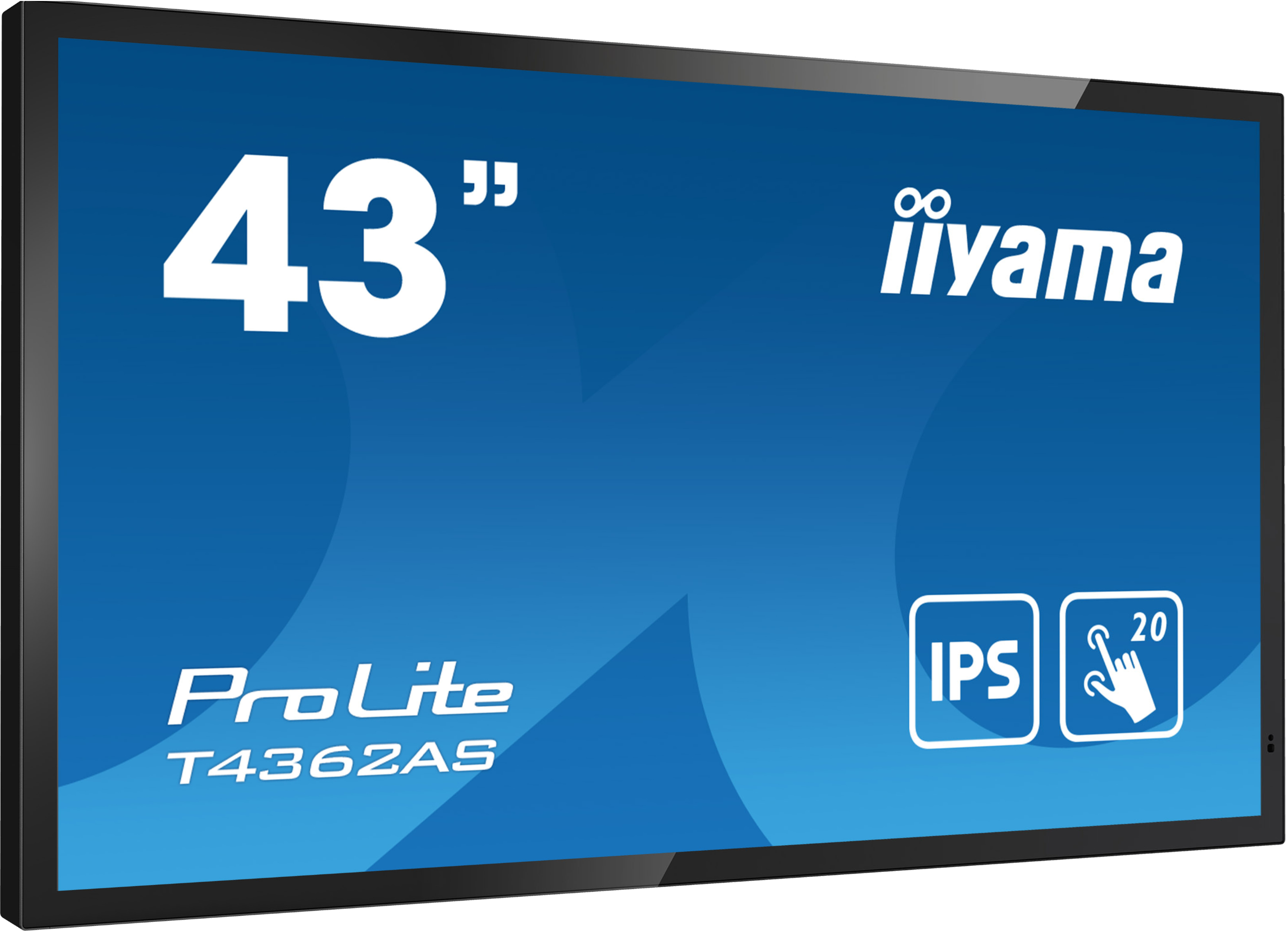 iiyama ProLite T4362AS-B1 - 43 Zoll - 500 cd/m² - 4K - Ultra-HD - 3840x2160 Pixel - Android - 20 Punkt - Multi Touch Display - Schwarz