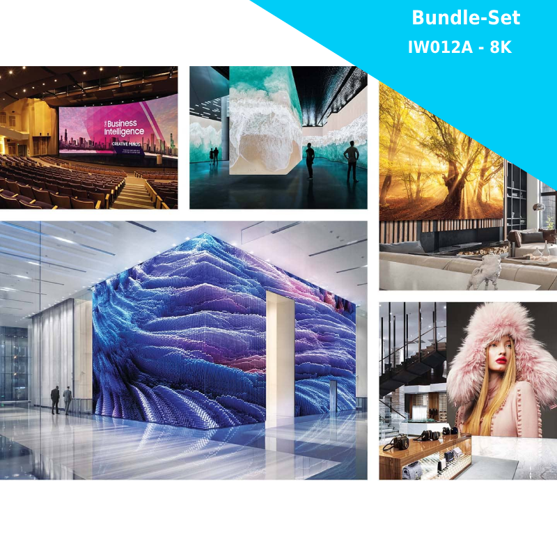 Samsung The Wall for Business IW012A - LED Bundle Komplettpaket 8K - 7680x4320 Pixel - 437 Zoll - 1.26mm PP - inkl. Halterung und Montagewerkzeug