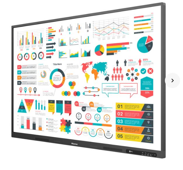 Hisense 86WR6CE - 86 Zoll - 350 cd/m² - 4K - Ultra-HD - 3840x2160 Pixel - 20 Punkt - Advanced Interactive Display