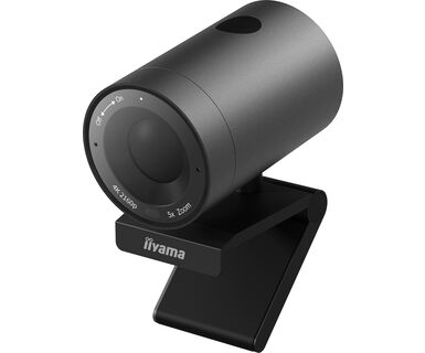 iiyama UC-CAM10PRO-1 - 4K Konferenz-Webcam - 8MP - USB-Kamera mit Mikrofon - 120° Sichtfeld - Auto-Framing - kleine Räume