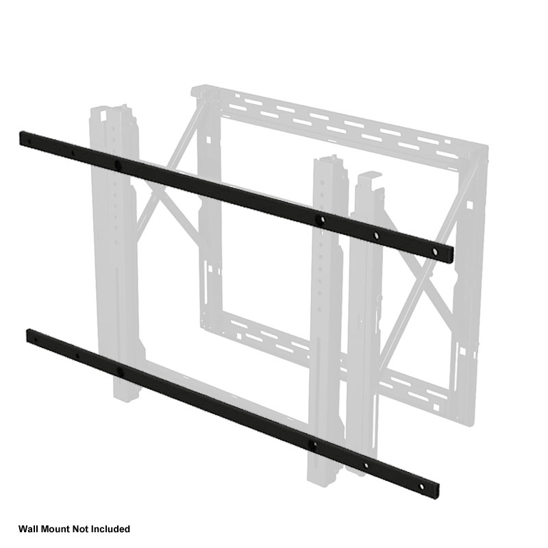 PEERLESS-AV ACC-V600X - Adapterschienen - VESA 600x400mm - bis 59kg - Schwarz