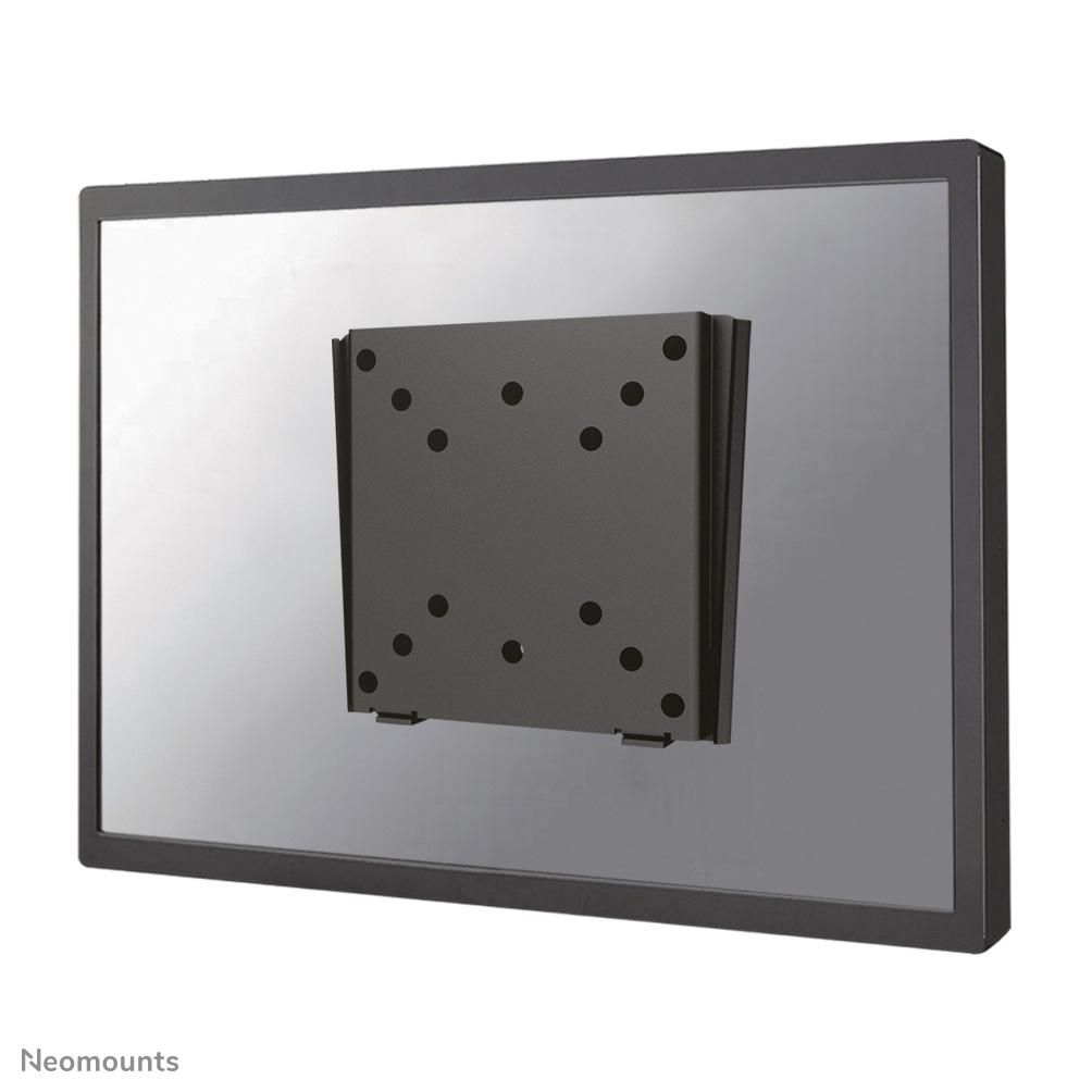 Neomounts FPMA-W25BLACK - feste Wandhalterung - 10-30 Zoll - VESA 100x100mm - bis 30 kg - Schwarz