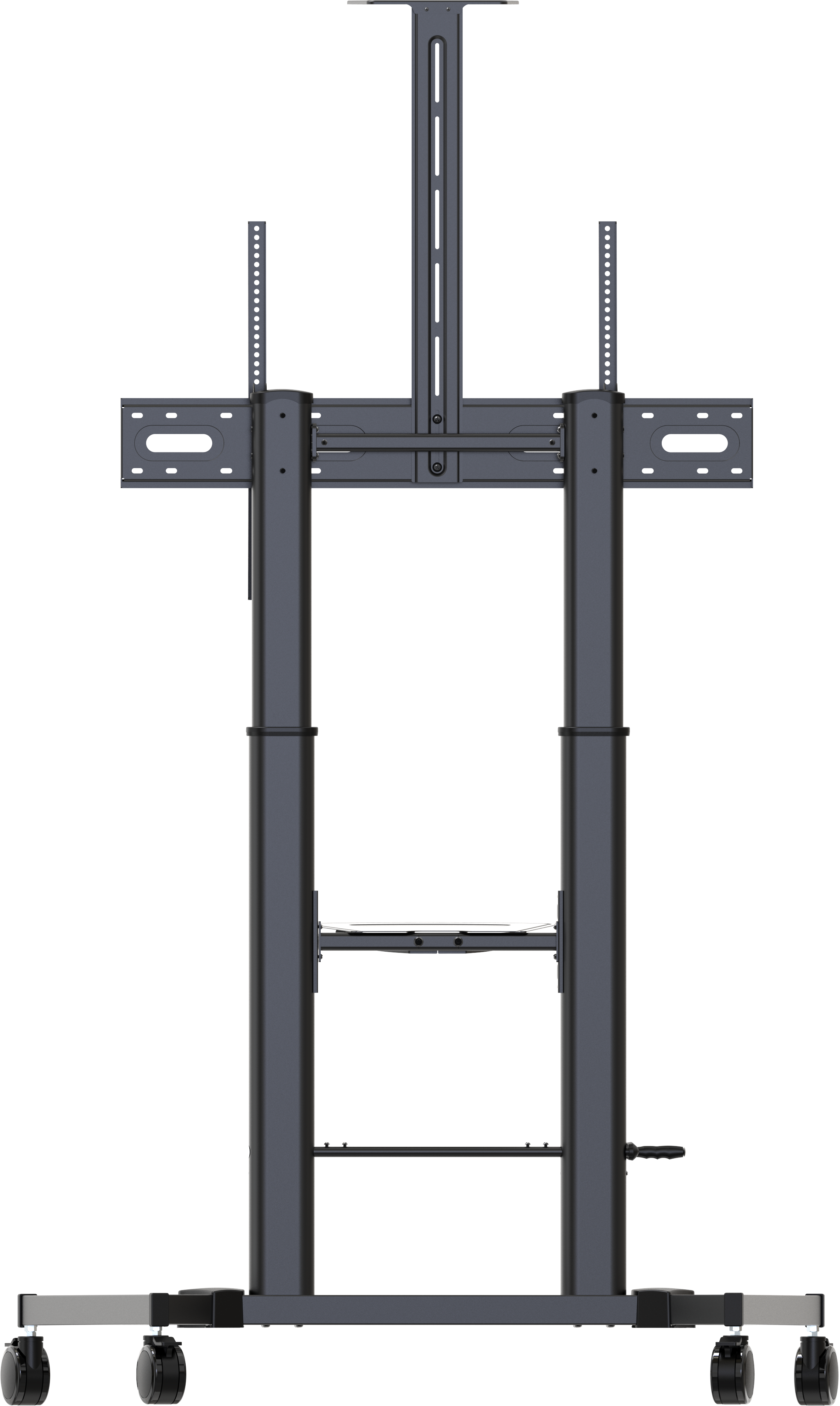 Vision VFM-F25 - höhenverstellbarer Rollwagen - 60-100 Zoll - VESA 1000x600mm - bis 80kg - Schwarz