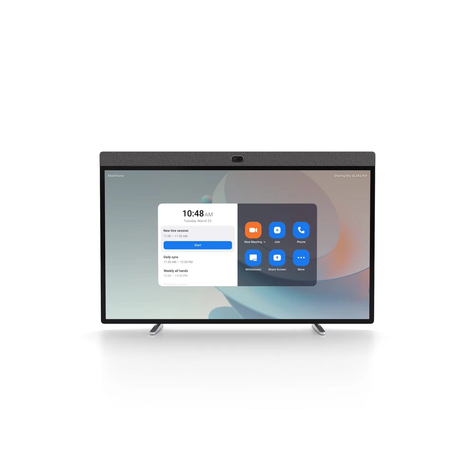 Neat Board 50 for Zoom and MS Teams - 50 Zoll All-in-One-Videokonferenzdisplay mit Tischstandfuß 