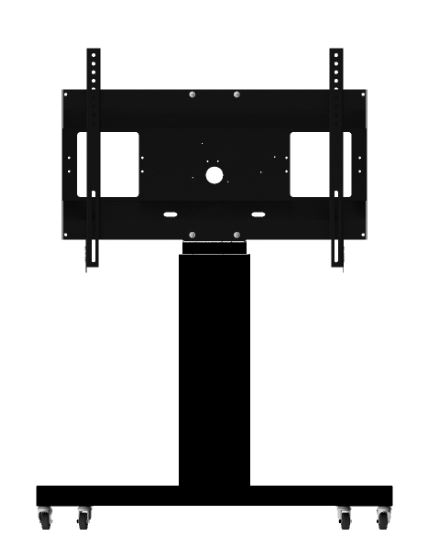 Conen SCETAVB - elektrisch höhenverstellbarer Rollwagen - 42-100 Zoll - 136kg - VESA 300x200-800x600 - Schwarz