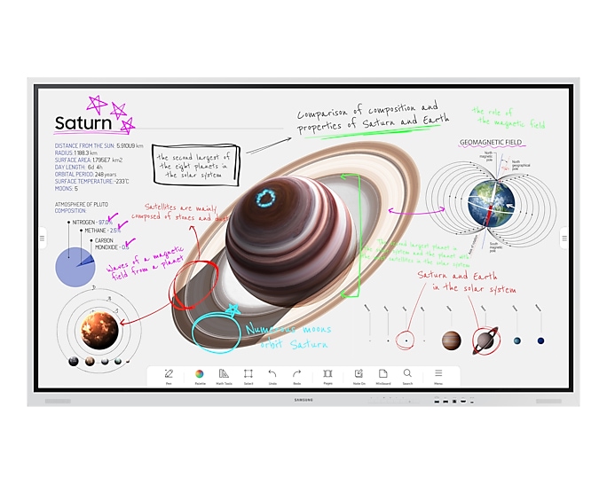 Samsung Flip Pro WM85B - 85 Zoll digitales Flipchart für smarte Meetings - Flip 4