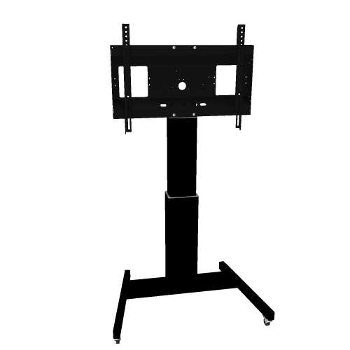 Conen SCETAVB - elektrisch höhenverstellbarer Rollwagen - 42-100 Zoll - 136kg - VESA 300x200-800x600 - Schwarz