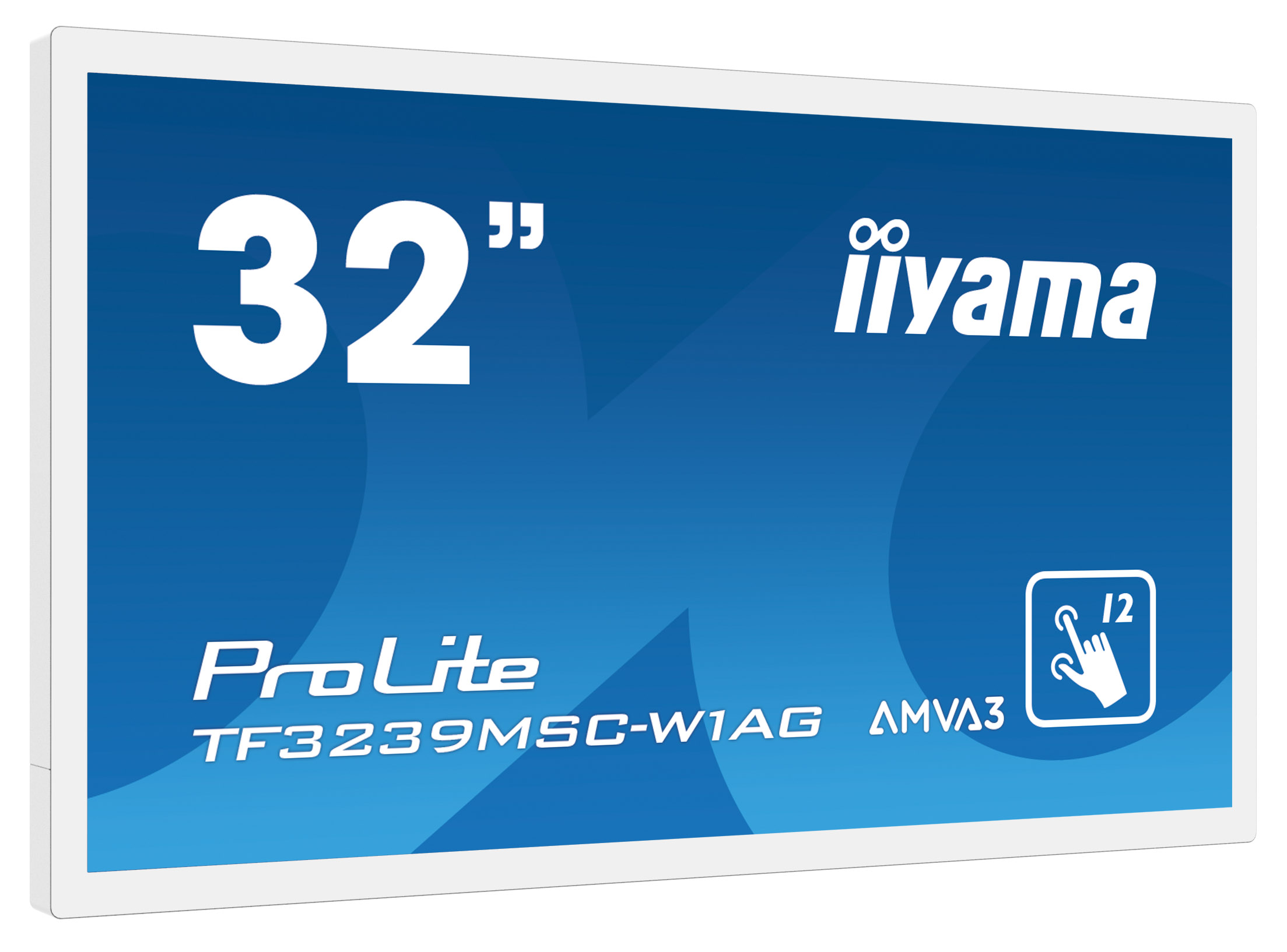 iiyama ProLite TF3239MSC-W1AG - 32 Zoll - 420 cd/m² - Full-HD - 1920x1080 Pixel - Open Frame - 12 Punkt -  Multi Touch Display - Weiß