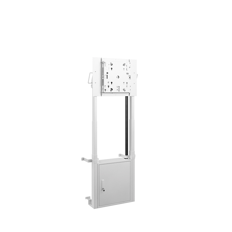 Hagor HP Twin Lift FW-Flip - elektrisch höhenverstellbares Liftsystem für Boden-Wand Montage - displayspezifisch für Samsung Flip - bis 45kg - Weiss