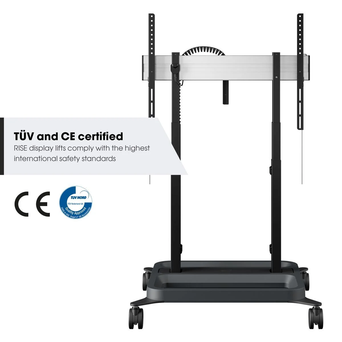 VOGELS RISE 5105 - motorisierter Standfuss - 65-86 Zoll - VESA 800x600mm - bis 120 kg - 50 mm/s - Schwarz