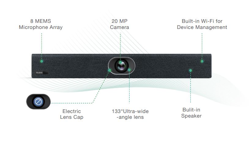 UVC40-Room 4K USB Kamera von YeaLink.