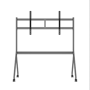 Kindermann MobileStand UW - mobiler Rollständer - 75-98 Zoll - VESA 1000x600mm - Silber