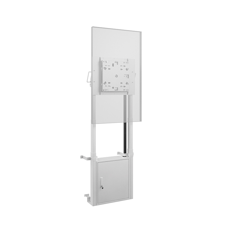 Hagor HP Twin Lift FW-Flip - elektrisch höhenverstellbares Liftsystem für Boden-Wand Montage - displayspezifisch für Samsung Flip - bis 45kg - Weiss