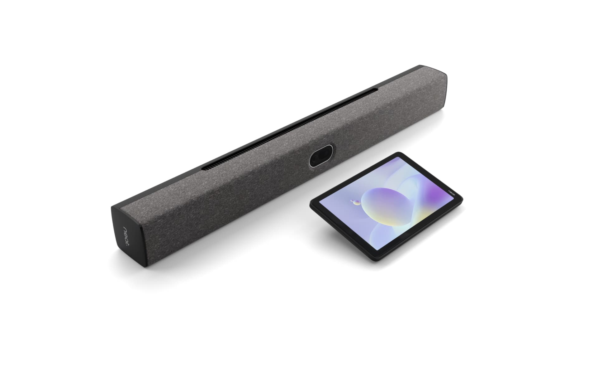 Neat Bar Generation 2 for Zoom and Microsoft Teams - All-in-One-Videokonferenzsoundbar mit Neat Pad Controller - kleine bis mittelgroße Räume