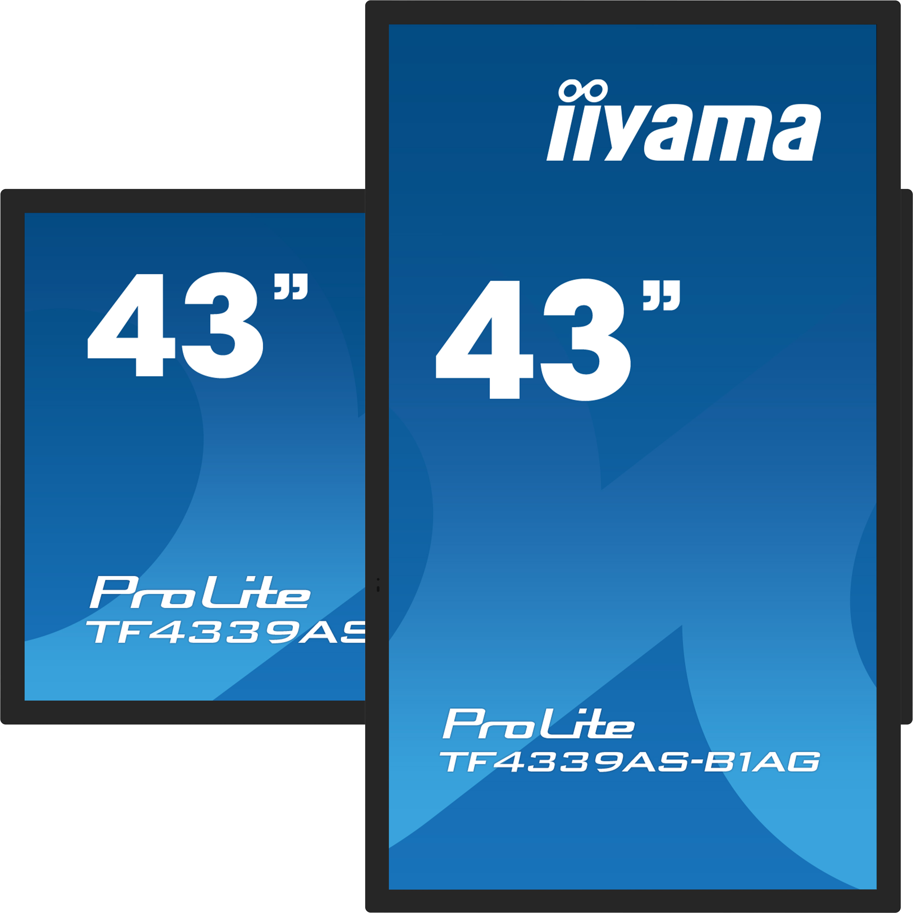 iiyama ProLite TF4339AS-B1AG - 43 Zoll - 500 cd/m² - 4K - Ultra-HD - 3840x2160 Pixel - Open Frame - 40 Punkt - Multi Touch Display 