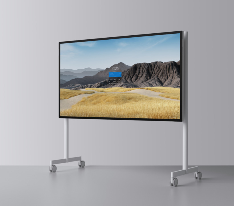 Steelcase Roam Rollständer für 85 Zoll Microsoft Surface Hub 2S und Surface Hub 3