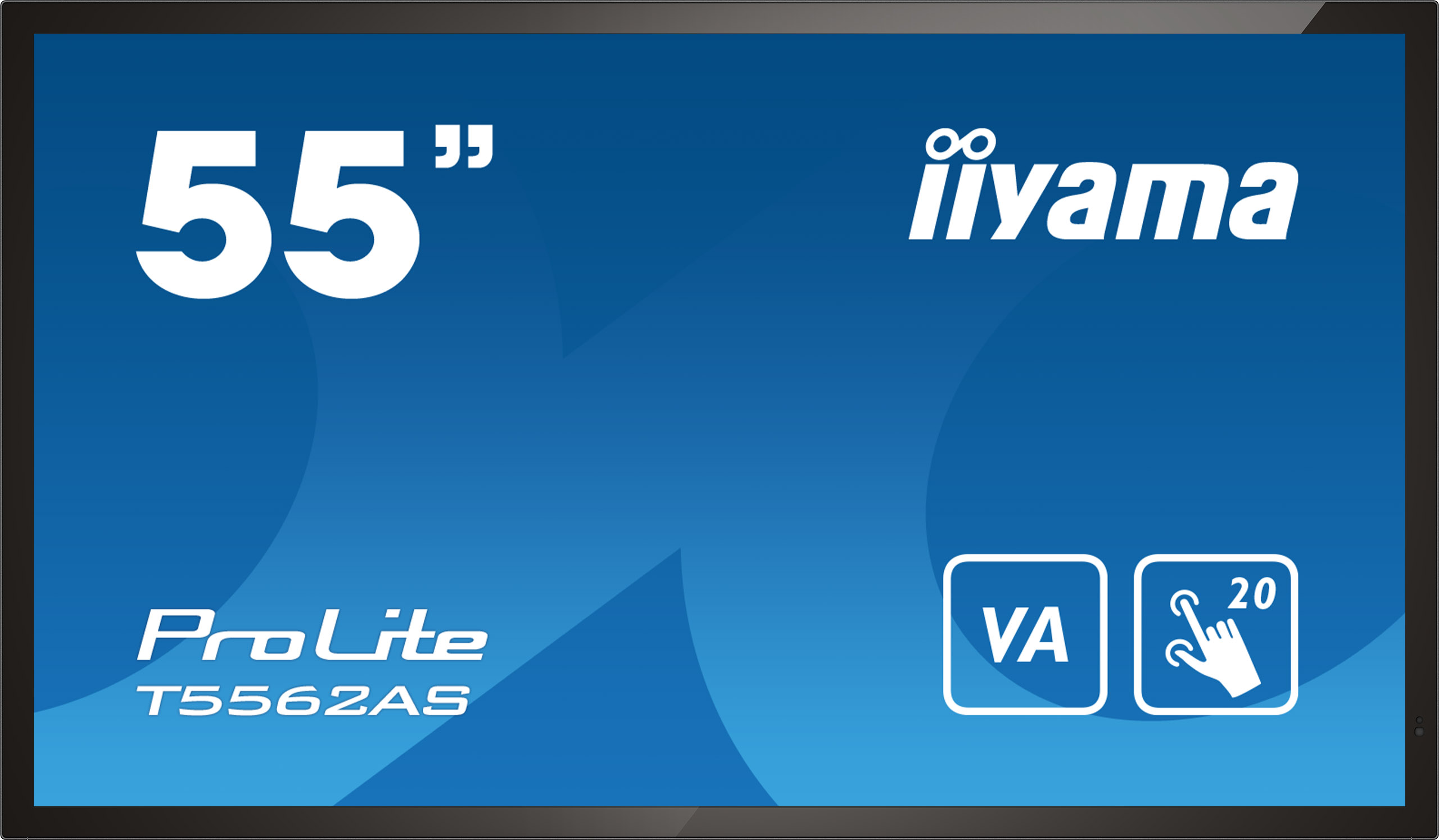 iiyama ProLite T5562AS-B1 - 55 Zoll - 500 cd/m² - 4K - Ultra-HD - 3840x2160 Pixel - Android - 20 Punkt - Multi Touch Display - Schwarz