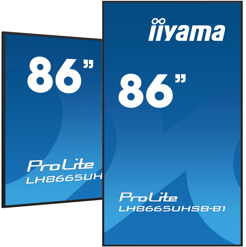 iiyama ProLite LH8665UHSB-B1 - 86 Zoll - 800 cd/m² - 4K - Ultra-HD - 3840x2160 Pixel - 24/7 - Android - Display