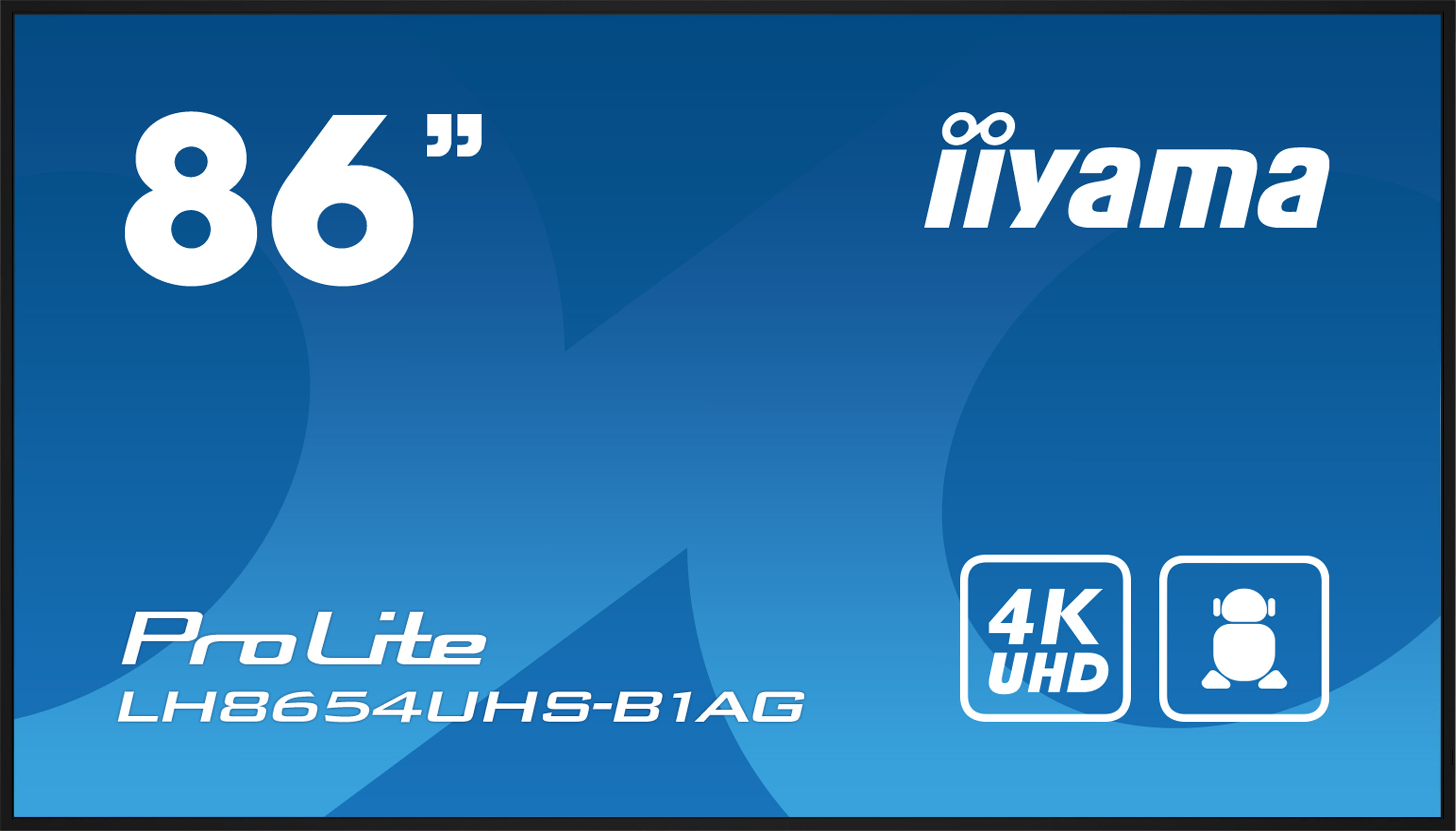 iiyama ProLite LH8654UHS-B1AG - 86 Zoll - 500 cd/m² - Ultra-HD - 3840x2160 Pixel - 24/7 - Android - Display