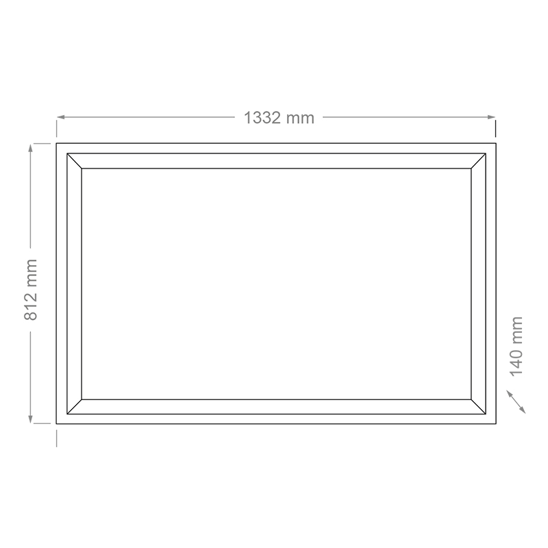 Hagor Inbox Digital Signage 55-57 Zoll - Indoor-Schutzgehäuse - für Display 55-57 Zoll - Schwarz