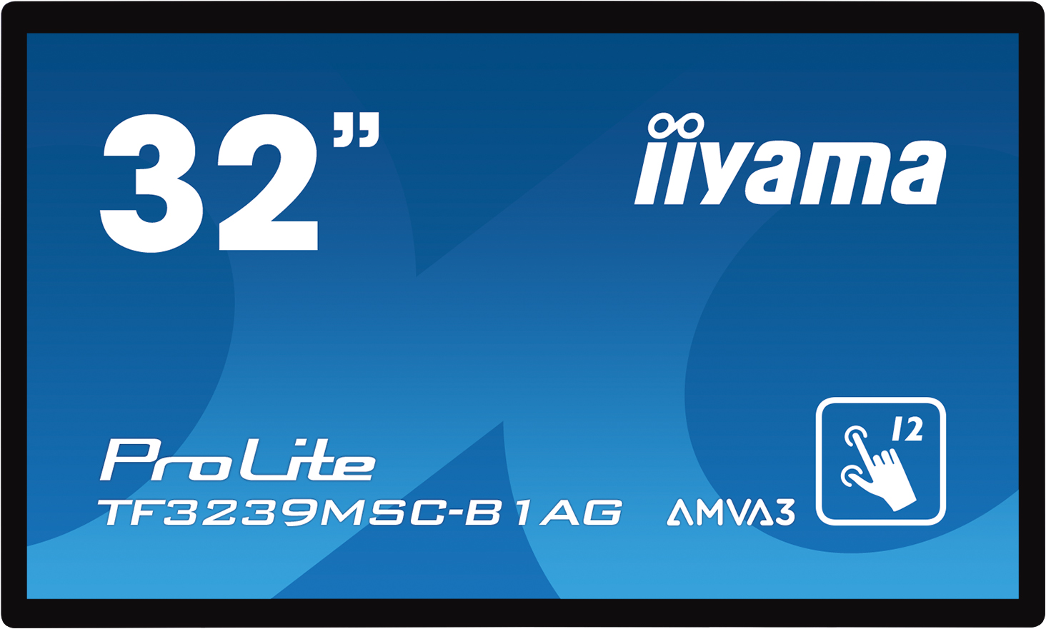 iiyama ProLite TF3239MSC-B1AG - 32 Zoll - 420 cd/m² - Full-HD - 1920x1080 Pixel - Open Frame - 12 Punkt - Multi Touch Display