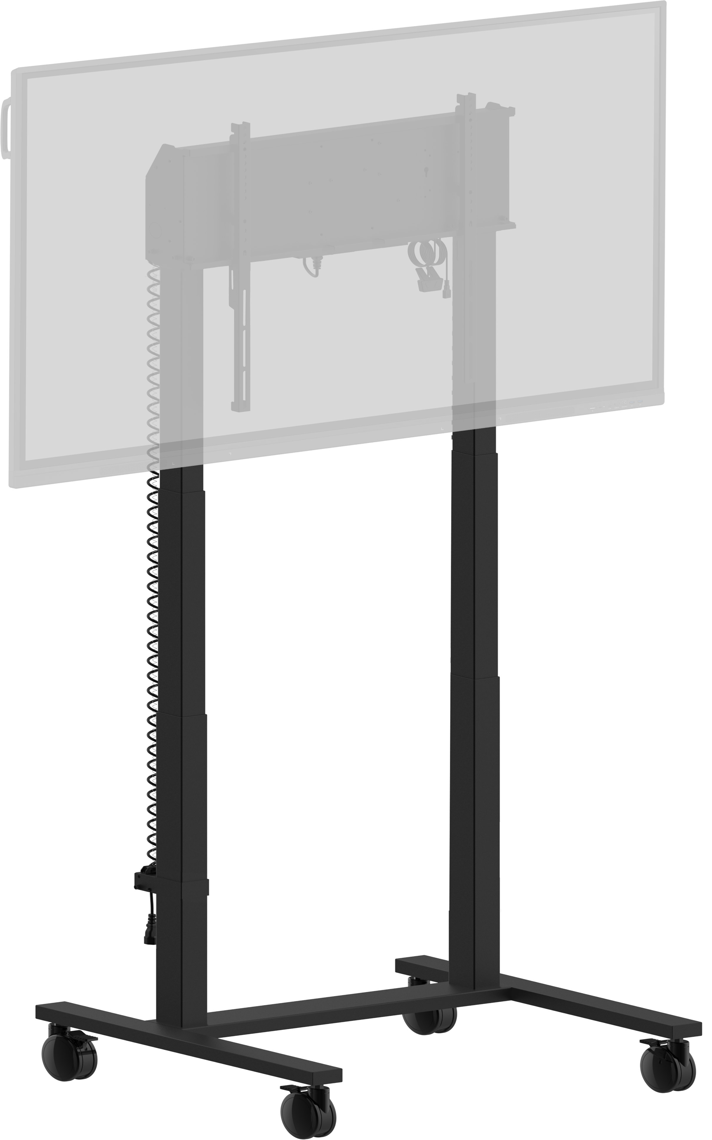 iiyama MD-CAR2031-B1 - elektrisch höhenverstellbarer Rollwagen - 55 bis 105 Zoll - VESA bis 800x600 mm - bis 120 kg