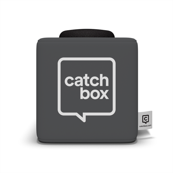 Catchbox Plus - System - 4 Channel - 2 x Cube (Wurfmikro) - 1 x Clip (Ansteckmikro) - 2 x drahtlose Ladestation Cube - 1 x drahtlose Ladestation für Clip - Standardfarbe - Version 2024