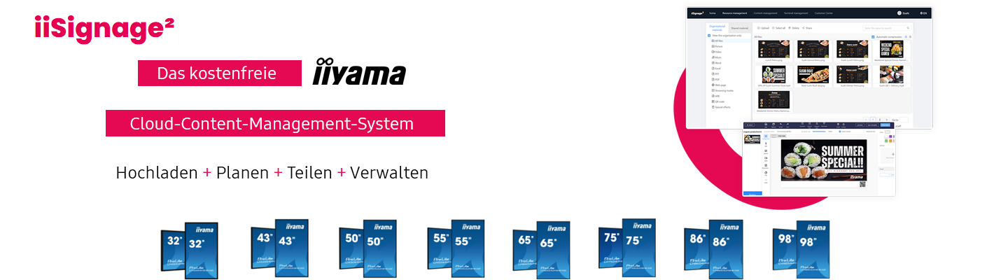 iiyama ProLite XUB2792QSN-W2 - 27 Zoll Monitor - 300 cd/m² - QHD - 2560x1440 Pixel - USB-C Dock - Weiß