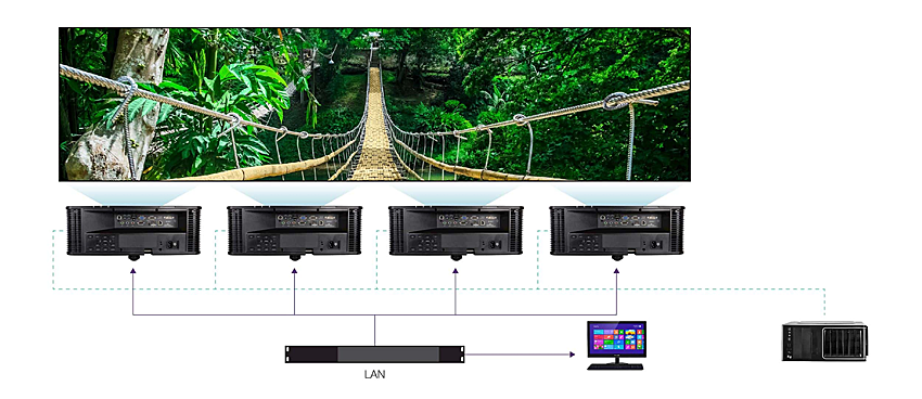 Optoma ZU1300 - WUXGA - 12000 Ansi - Laser - DLP-Projektor - für Wechselobjektiv - Schwarz