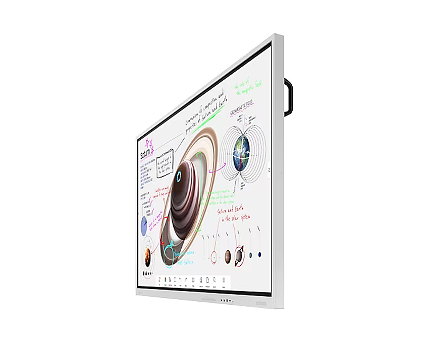 Samsung Flip Pro WM75B Bundle - 75 Zoll digitales Flipchart + Vision VFM-W6X4T Wandhalterung