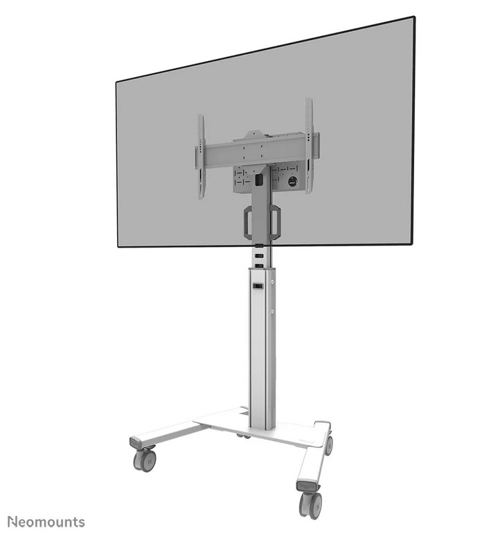 Neomounts Select FL50S-825WH1- höhenverstellbarer Rollwagen - 37-75 Zoll - VESA 600x400mm - bis 70kg - Weiss