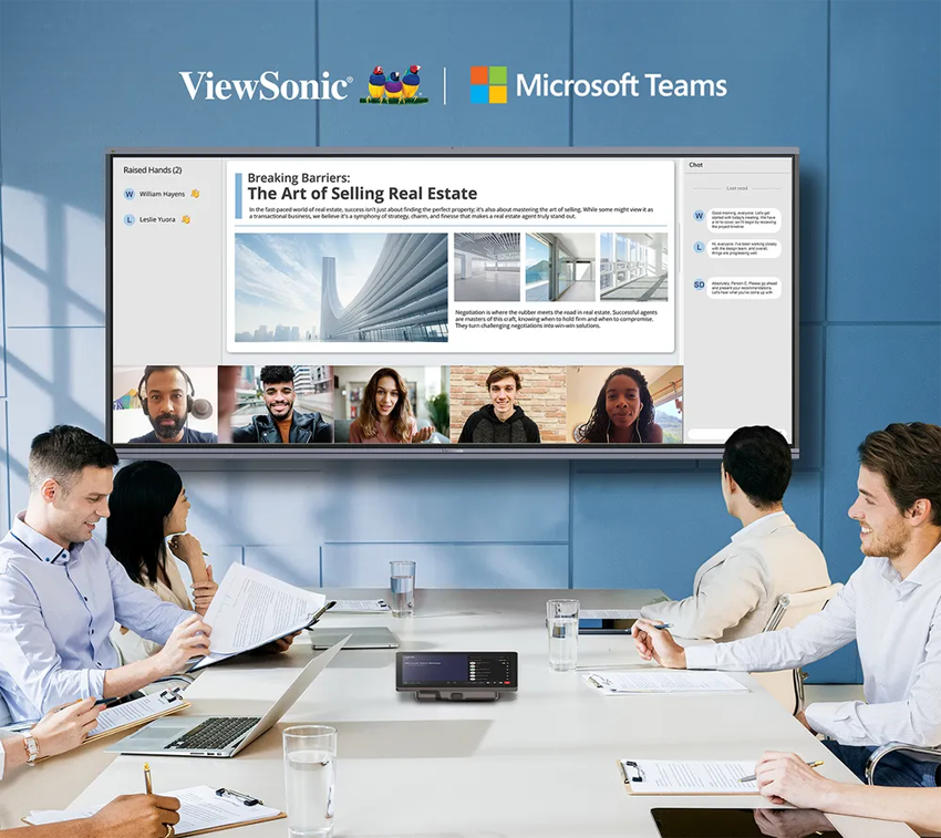 ViewSonic TeamJoin™ TRS10-UB Bundle - inkl. TRS10 + UMB202 - All-In-One 4K Videokonferenzsystem - mit 4K-Kamera