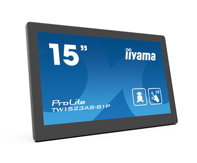 iiyama ProLite TW1523AS-B1P - 15,6 Zoll - 385 cd/m² - Full-HD - 1920x1080 Pixel - Android - WiFi - 15,6 Punkt - Touch Display