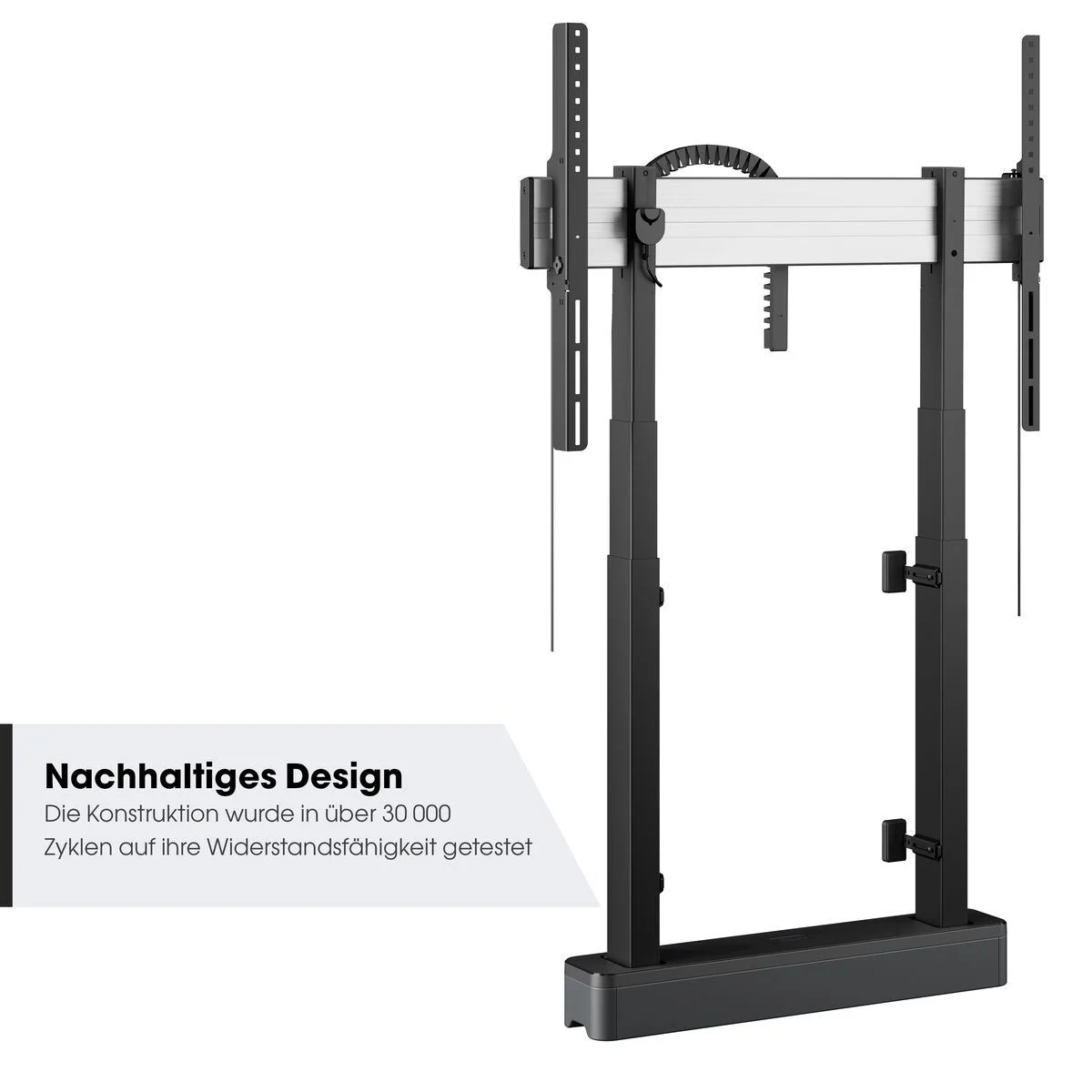 VOGELS RISE 5305 - motorisierter Rollwagen - 65-86 Zoll - VESA 800x600mm - bis 120 kg - 50 mm/s - Premium-Rollen - Schwarz