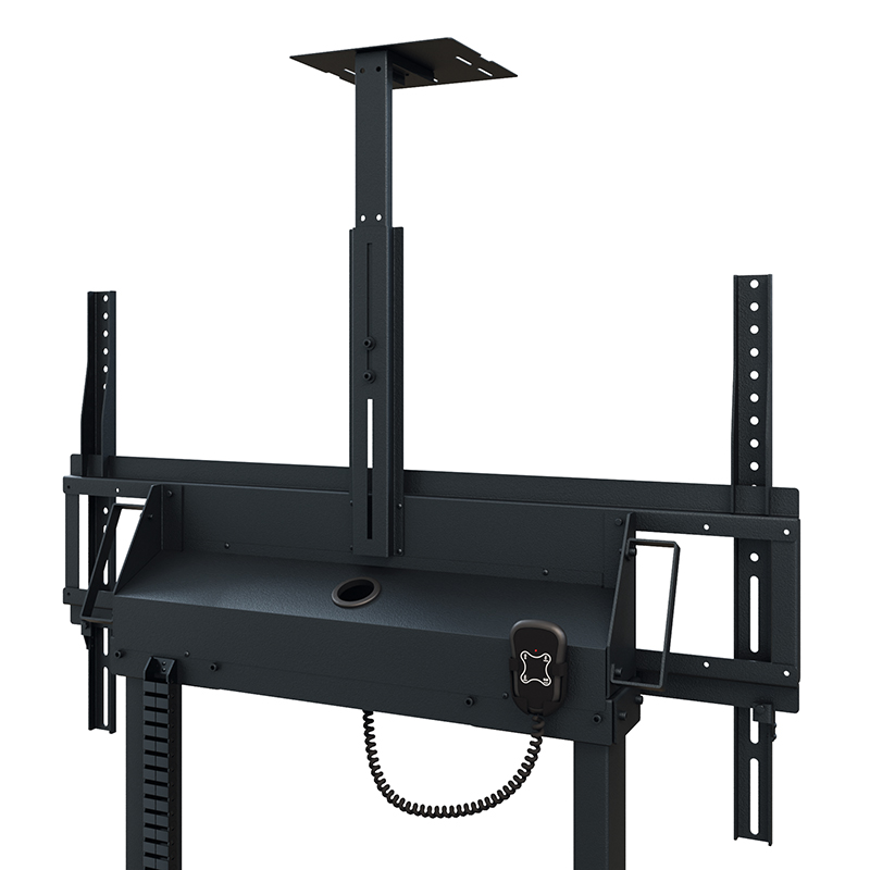 Hagor HP Twin Lift M-B - mobiles, elektrisch höhenverstellbares Liftsystem - 55-86 Zoll - VESA 900x600mm -  bis 120kg - Schwarz