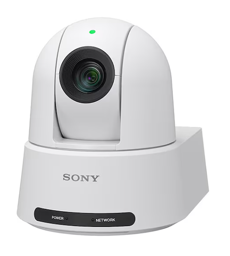 Sony SRG-A40WC - PTZ-Auto-Framing-Kamera mit KI-Analyse - 4K -3840x2160 Pixel - 30-fach optischer Zoom - Weiß